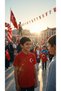 Cotton Polo Neck Moon Star Red Short Sleeve April 23 October 29 National Day Children's T-Shirt - 5