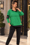 Women's Hooded Long Sleeve Embroidered Two Thread Blouse and Pants Tracksuit Two Piece Set Casual Comfortable - Loose Fit - 3