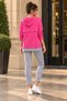 Women's Hooded Long Sleeve Embroidered Two Thread Blouse and Pants Tracksuit Two Piece Set Casual Comfortable - Loose Fit - 4