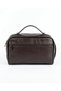 Genuine Leather Black Men's Handbag and Shaving Bag (Three Features in One Bag) - 3