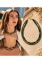 Anne Yarısı Zeynep Natural Stone Necklace - 2 Row Non-Tarnish Steel Necklace with Star Stone and Garnet, Hematite Natural Stone