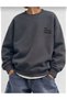 Anthracite Your Adventure Back-Printed 100% Cotton Oversize Sweatshirt (Ages 2-13) - 2