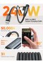 كابل USB C إلى USB C من CableCreation بزاوية قائمة، كابل شحن سريع 240 واط بطول 3 أقدام - 5