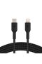 كابل USB-C إلى Lightning مجدول (كابل شحن سريع لهواتف iPhone 13 و 13 Pro و 13 Pro Max و 13 M).