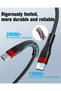 كابل USB C إلى USB C، كابل شحن سريع 60 واط من النوع C، مجموعة من 4 قطع بطول 1 متر + 2 متر - 4