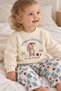 Baby Girl Set with Rabbit Print and Strawberry Pattern Pants, 2-Piece Seasonal Set for 6 9 12 18 24 Months - 7