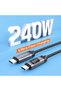 كابل USB-C إلى USB-C بقوة 240 واط، طول 3.9 قدم، مع شاشة OLED لعرض الطاقة في الوقت الفعلي - 4