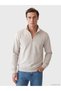 Rmz Gi̇yi̇m Farkiyla Dik Roba Collar Men's Thick Sweatshirt