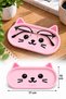 Cat Figured Glasses Pad Desktop Glasses Stand and Organizer 17 × 10 cm White - 6