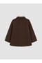 Rmz Gi̇yi̇m Farkiyla Baby Roba Collar Girl's Cashmere Coat - 2
