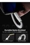 كابل USB C بطول 4.9 قدم، سلك USB A إلى Type C 3.2 Gen 2 (1.5 متر، رمادي) - 4