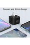 شاحن USB-C، شاحن حائط سريع 25 واط، منفذان PD وQC 3.0، شاحن سريع متوافق مع آيفون - 3
