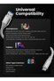 كابل USB C بطول 4.9 قدم، سلك USB A إلى Type C 3.2 Gen 2 (1.5 متر، رمادي) - 5