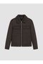 Rmz Gi̇yi̇m Farkiyla Standard Fit Fur Collar Men's Suede Coat