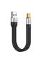 كابل USB C قصير 5.3 بوصة، كابل شحن سريع USB A إلى USB C بقوة 60 واط، يدعم مزامنة البيانات بسرعة 10 جيجابت في الثانية، 3 أمبير سريع الشحن