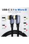 ®   كابل مايكرو 3.0 إلى USB C بطول 1 متر لنقل البيانات السريع وشحن الأجهزة - 2