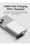 كابل USB4 على شكل حرف L بطول 0.33 قدم، نقل بيانات بسرعة 80 جيجابت في الثانية، عرض فيديو بدقة 8K عند 60 هرتز، شحن سريع بقوة 240 واط، كابل USB-C - 4