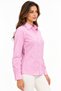 Women's Pink Long Sleeve Basic Shirt - 4