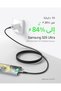 كابل نوع C بطول 2 متر، كابل شحن سريع USB C بقوة 100 واط للحواسيب المحمولة والهواتف - 3