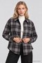 Plaid Patterned Woven Shirt Lyy0153 Anthracite Gray - 4