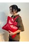 Stella Star Form Charm Detailed Casual Patent Leather Faux Leather Shoulder Bag - 6