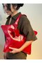 Stella Star Form Charm Detailed Casual Patent Leather Faux Leather Shoulder Bag - 5