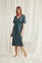 Arias Closet Lace Piece Maternity Nightgown with Buttons on the Front Viscose - 6