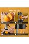 Commercial Grade Citrus Juicer Hand Press Manual Fruit Juice Squeezer Orange Lemon Pomegranate Black, Assorted, 0003 - 7