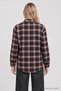 Plaid Patterned Woven Shirt Lyy0153 Anthracite Bordo - 5