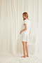 Short Sleeve Lace V-Neck Shorts Set - 6