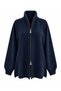Double-Way Zippered Knitwear Cardigan