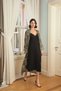 Floral Leaf and Ethnic Patterned Lace and Low-Cut Robe Set - 2