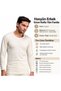 Men's Long-Sleeved Wool Undershirt Hsy-102 - 6