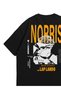 Unisex Black Oversize T-Shirt - F1 Bang Lando Kinder Norris Printed Combed Cotton Crew Neck T-Shirt - 3