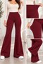 Women's Loose Fit Spanish-Style Pants with Elastic Waist and Side Pockets - 3
