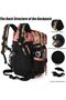 Black Tactical Backpack, Military Backpack, Molle Backpack - 7