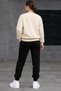Zero-Collar Shardooned Sweatshirt Seasonal Thin Paris Printed Women'S/Men's Unisez - 2