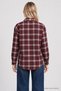 Plaid Patterned Woven Shirt Lyy0153 Bordo Kemi̇k - 5