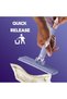 Hands-Free Mini Mop - Compatible with Face Towels, Multi-Functional, Fully Automatic, Face Towel-Specific, Purple, Microfiber Head, Multi-Surface - 3