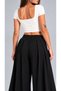 Theyyou Women's Pleated Wide Leg Trousers - 2