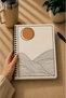 Checkered Notebook L 110 Gr. Extra Thick Cream Paper L 45 Sheets 90 Pages L A5 School Notebook - 2