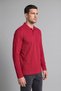100% Cotton Regular Fit Polo Collar Pique Long Sleeve Basic T-Shirt J1274Ax26Wn - 2