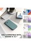 Compatible with iPhone 14 Case with Screen Protector (Camera Protection & Soft Microfiber Lin - 2