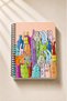 Checkered Notebook L 110 Gr. Extra Thick Cream Paper L 45 Sheets 90 Pages L A5 School Notebook