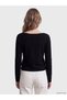 Esvab • Modern & Distinctive Zero Roba Collar Women's Cardigan - 5