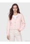 Peak New Season Pink Shawl Collar Wool Blend Women's Knit Cardigan