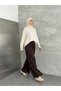 Women's Relaxed Fit Modest Pleated Skirt-Pants - 3