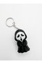 Scream Ghostface Figured Keychain – 3D Printed Screaming Masked Horror Character Bag Ornament - 2