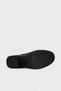 Genuine Leather 315Za58101 Black Women's Thick Heeled Boots - 5