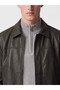 Esvab • Modern & Distinctive Standard Fit Men's Leather Look Coat - 4